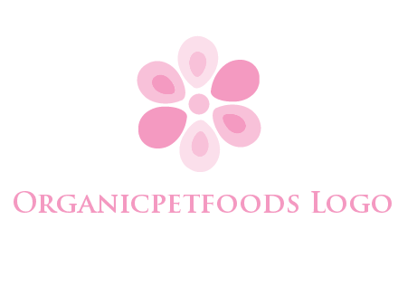 abstract flower logo