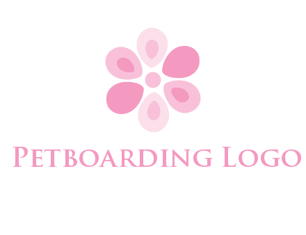 abstract flower logo