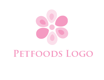 abstract flower logo