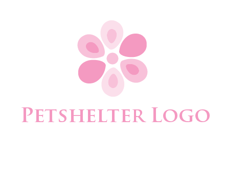 abstract flower logo