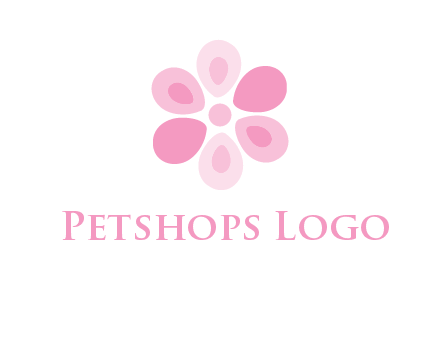 abstract flower logo