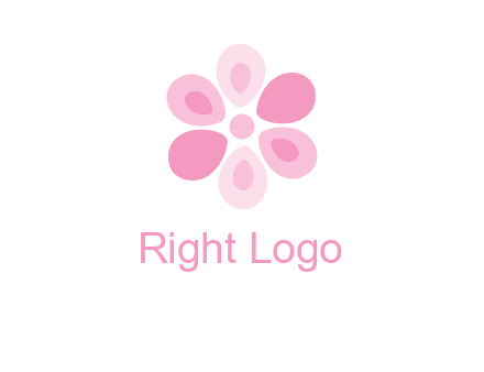 abstract flower logo