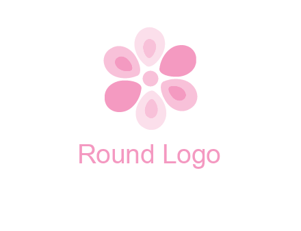 abstract flower logo