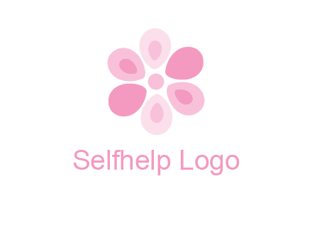 abstract flower logo
