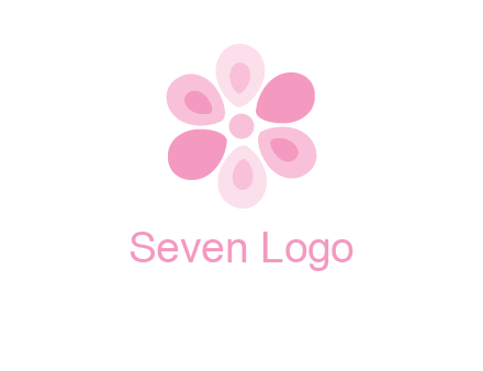 abstract flower logo