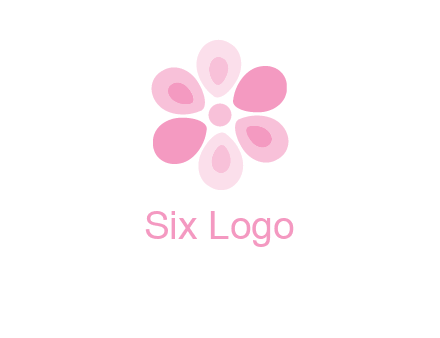abstract flower logo