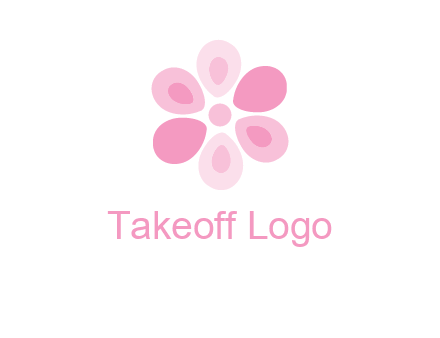 abstract flower logo