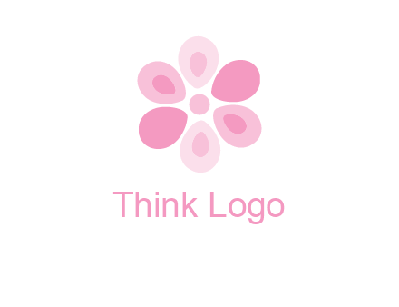 abstract flower logo