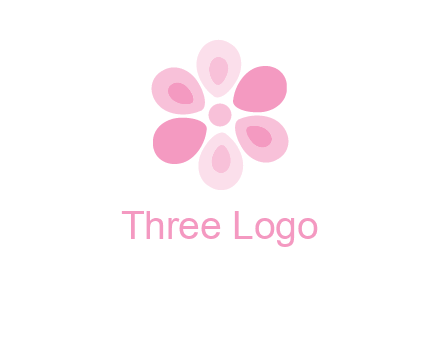 abstract flower logo