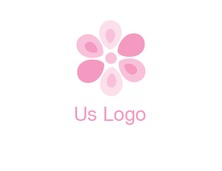 abstract flower logo