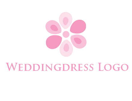 abstract flower logo