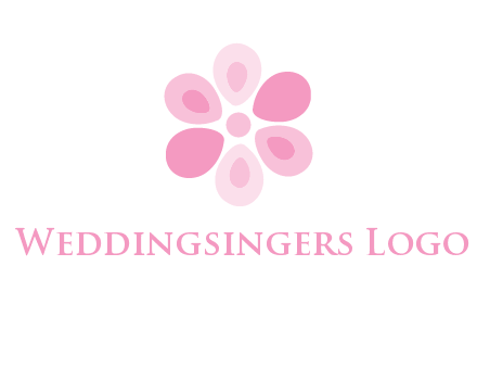 abstract flower logo