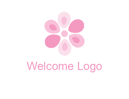 abstract flower logo
