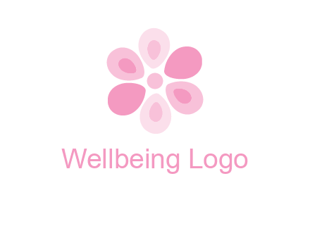 abstract flower logo