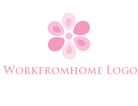 abstract flower logo