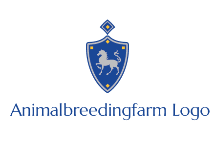 horse in shield logo