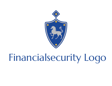 horse in shield logo