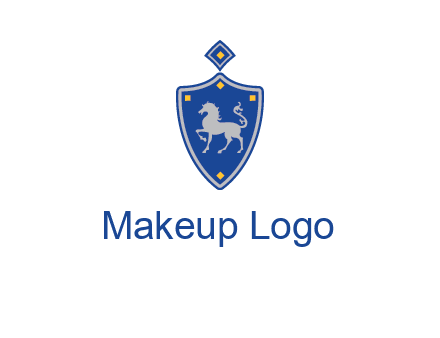 horse in shield logo