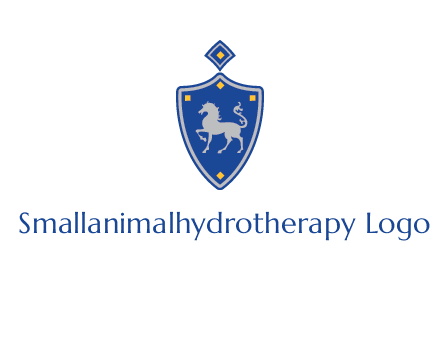 horse in shield logo