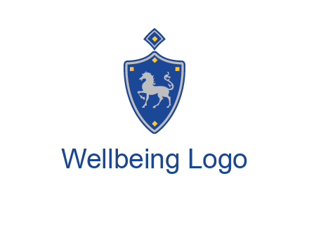 horse in shield logo
