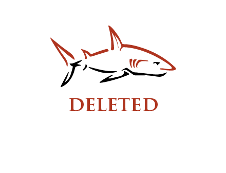 abstract shark logo