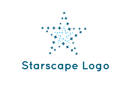 abstract stars logo