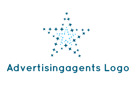 abstract stars logo
