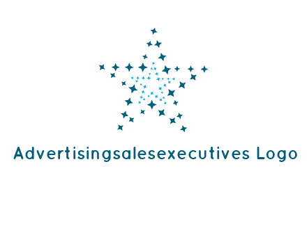 abstract stars logo