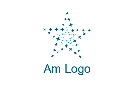 abstract stars logo