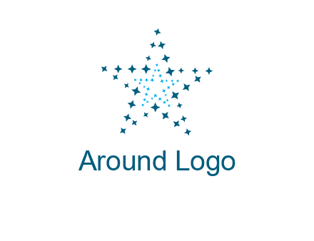 abstract stars logo