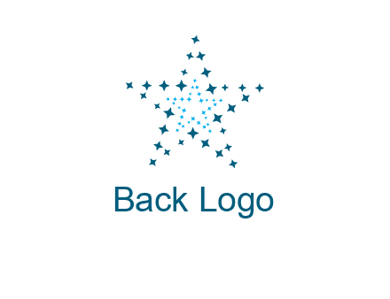 abstract stars logo