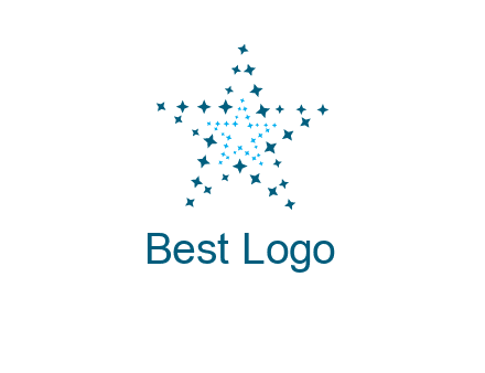 abstract stars logo