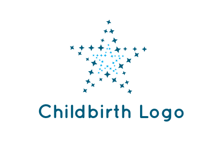 abstract stars logo