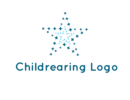 abstract stars logo