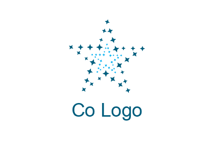 abstract stars logo