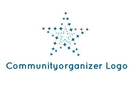 abstract stars logo