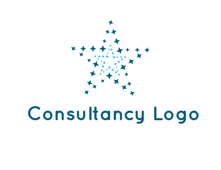 abstract stars logo