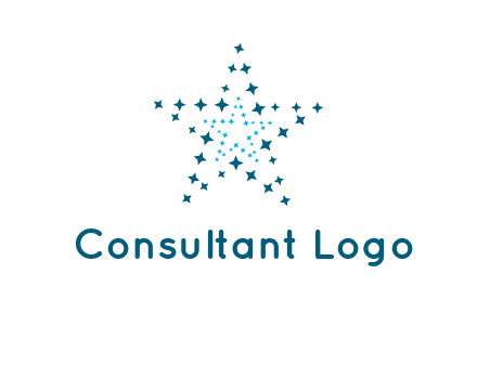 abstract stars logo