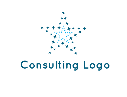 abstract stars logo