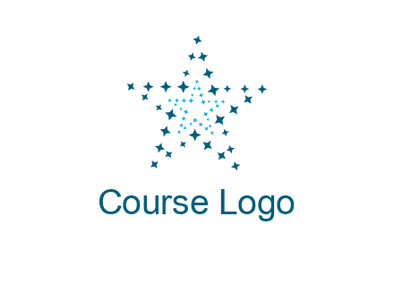 abstract stars logo