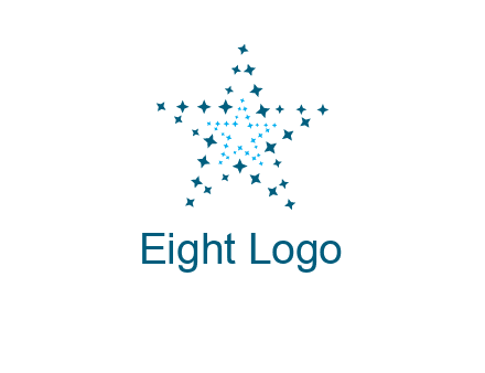 abstract stars logo