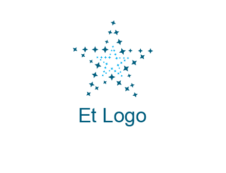 abstract stars logo