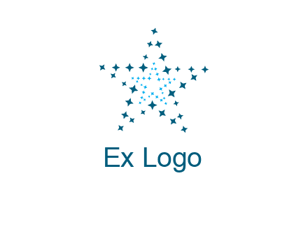 abstract stars logo