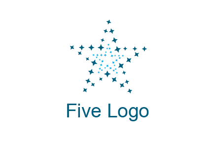 abstract stars logo