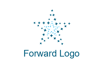 abstract stars logo