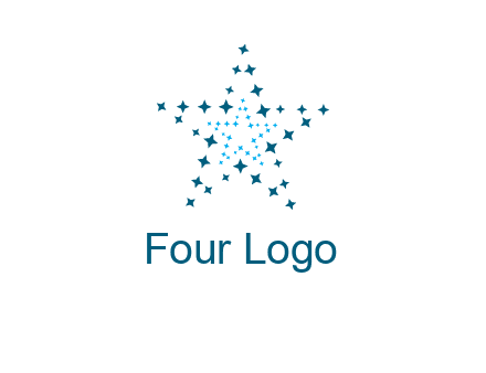 abstract stars logo