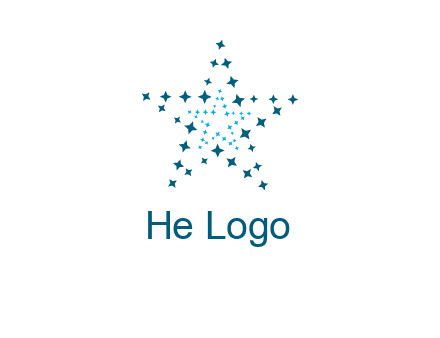 abstract stars logo