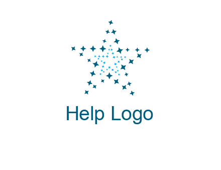 abstract stars logo