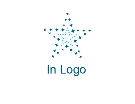 abstract stars logo