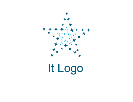 abstract stars logo